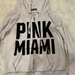 Light Grey Pink Miami jacket